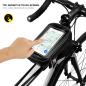 Preview: Wildman E2 Sport Bike Fahrradtasche Rahmentasche wasserdicht 1L mit Fenster schwarz
